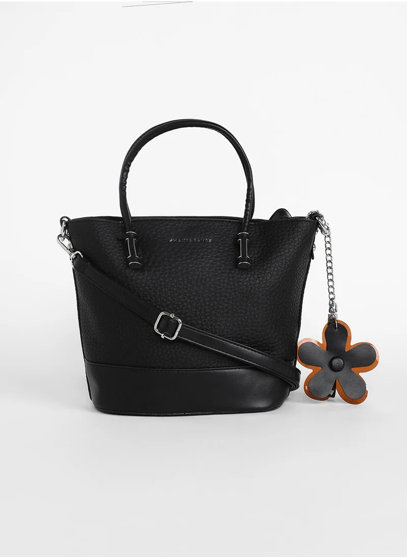 Haute Sauce The Basket Hand Bag - Midnight Black