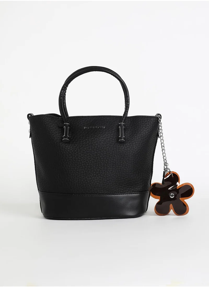 Haute Sauce The Basket Hand Bag - Midnight Black