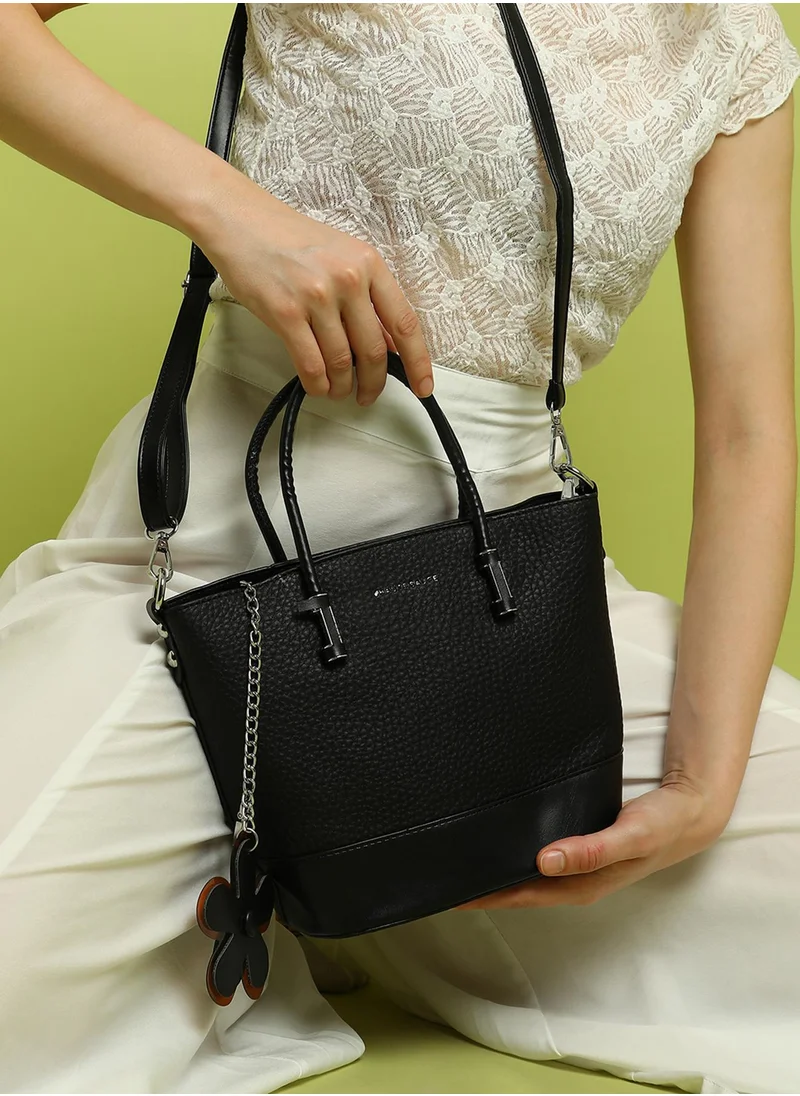 Haute Sauce The Basket Hand Bag - Midnight Black
