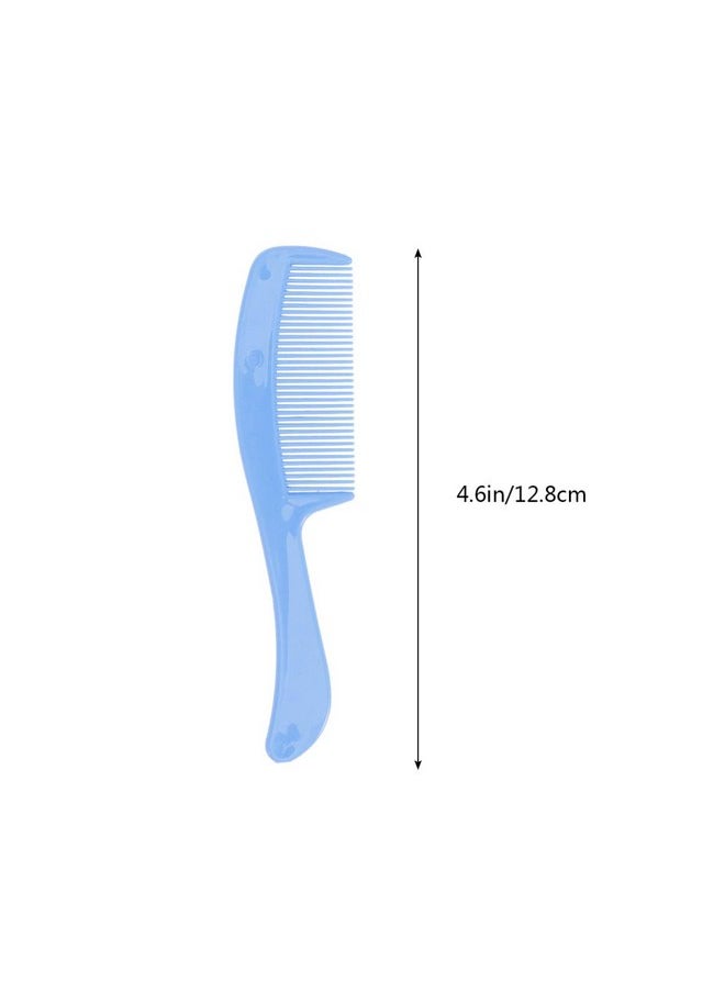 HEALLILY Baby Brush and Comb Set Children Massage Care Safety Comb Soft Comb Brush Combination Blue Toddler Comb Infant Hair Brush Kids Comb  - Image 4