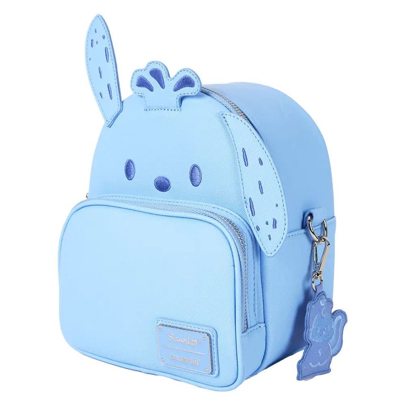 Loungefly x Funko POP! Sanrio Hello Kitty and Friends Pochacco Monochrome Cosplay Convertible Mini Backpack (17.15 x 10.16 x 20.96 cm) - Image 2