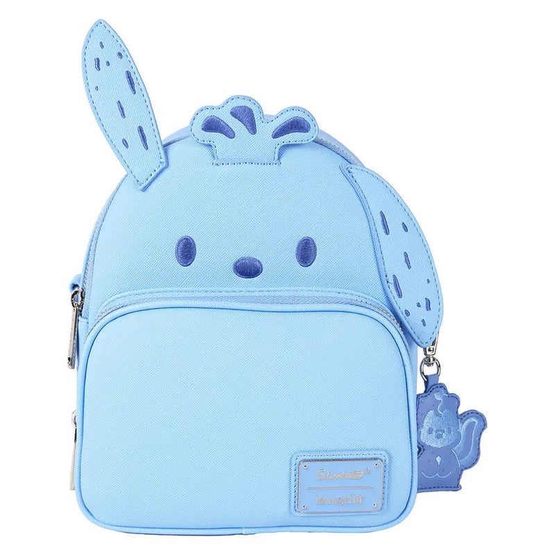 Loungefly x Funko POP! Sanrio Hello Kitty and Friends Pochacco Monochrome Cosplay Convertible Mini Backpack (17.15 x 10.16 x 20.96 cm) - Image 1