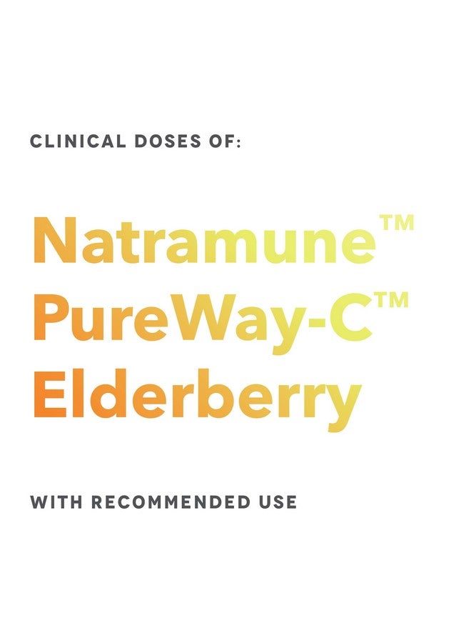 Life Seasons Clinical Immunity Daily Boost Immune System Booster Maintain Active And Alert Immune Cells Everyday Health Formula Black Elderberry & Pre+Probiotics 60 Capsules - Image 4