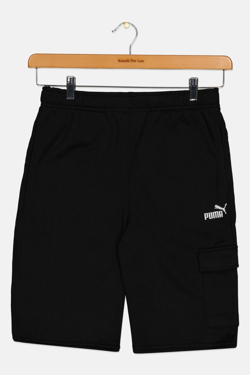 PUMA Kids Boy Sportswear Fit Outdoor Shorts, Black - Image 2
