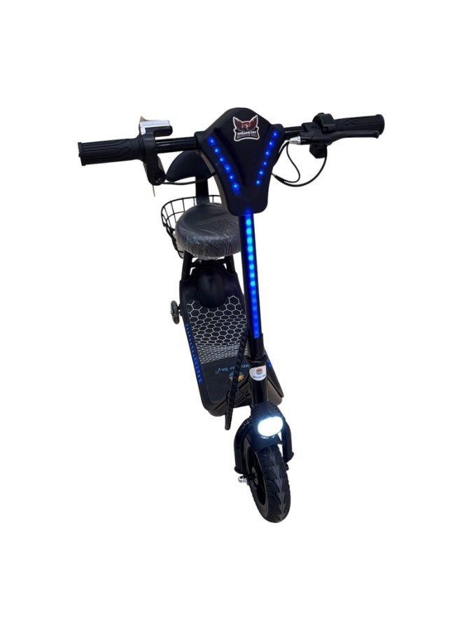 Winner Sky Mini Harley Pro Kids Electric Scooter with Seat, LED Lights, 36V 250W Motor & 13Ah Battery – Blue - Image 4