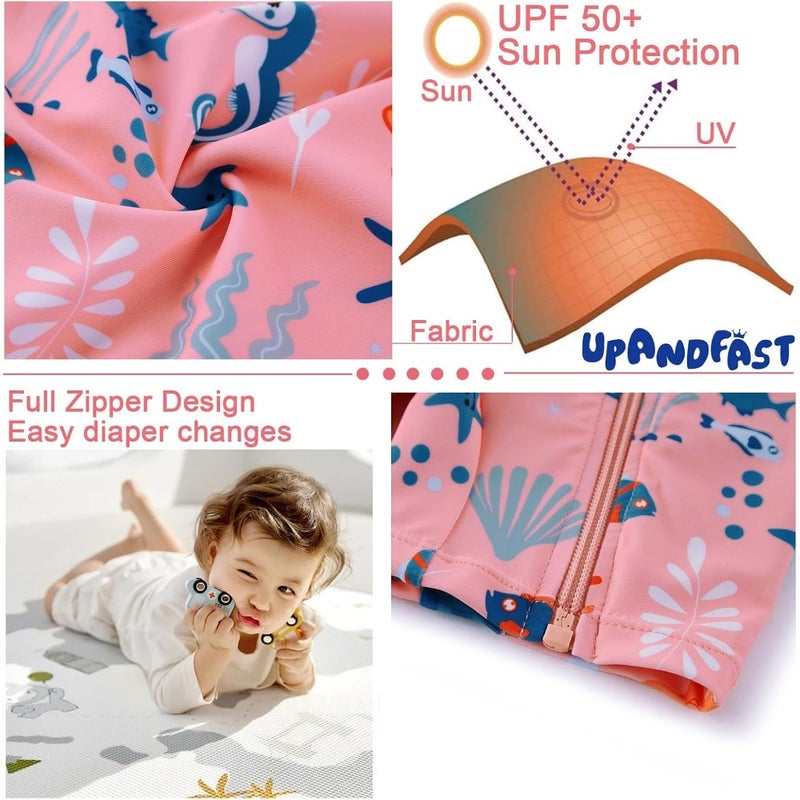 Baby Boys/Girls One-Piece Swimsuit with UPF 50+ Suitable for 3 36 Months - Image 3
