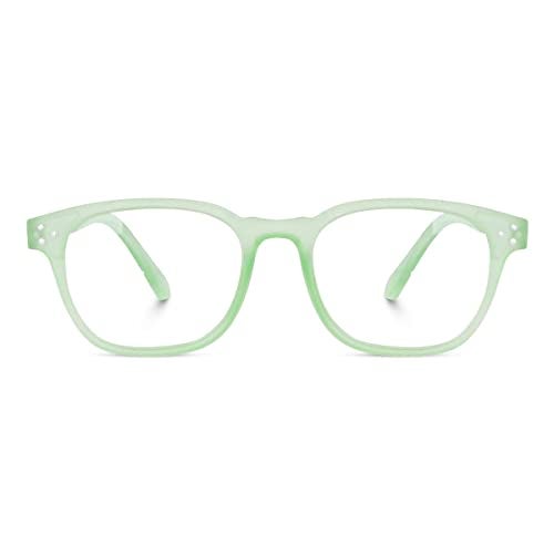 Creature Spectacles Frame Lightweight Specs With Zero Power|Medium (SUN-095-GRN) - Image 2
