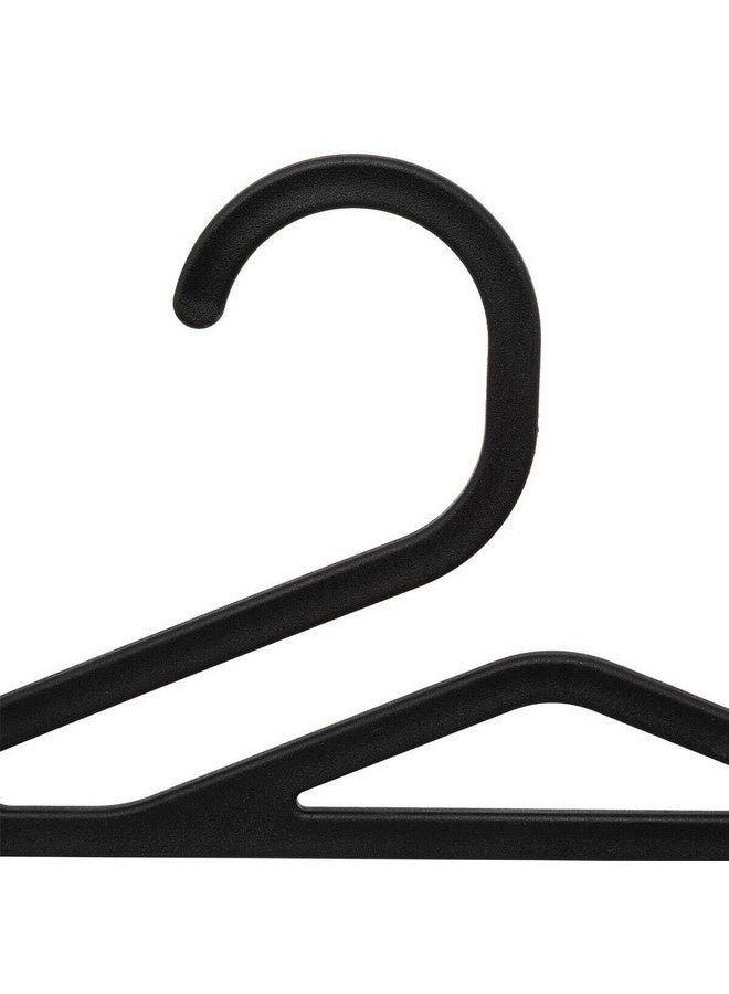 Five Simply Smart 5-Piece Hang'up Slim Non-Slip Cloth Hangers Black 20 x 0.5 x 41 cm 205584 - Image 3