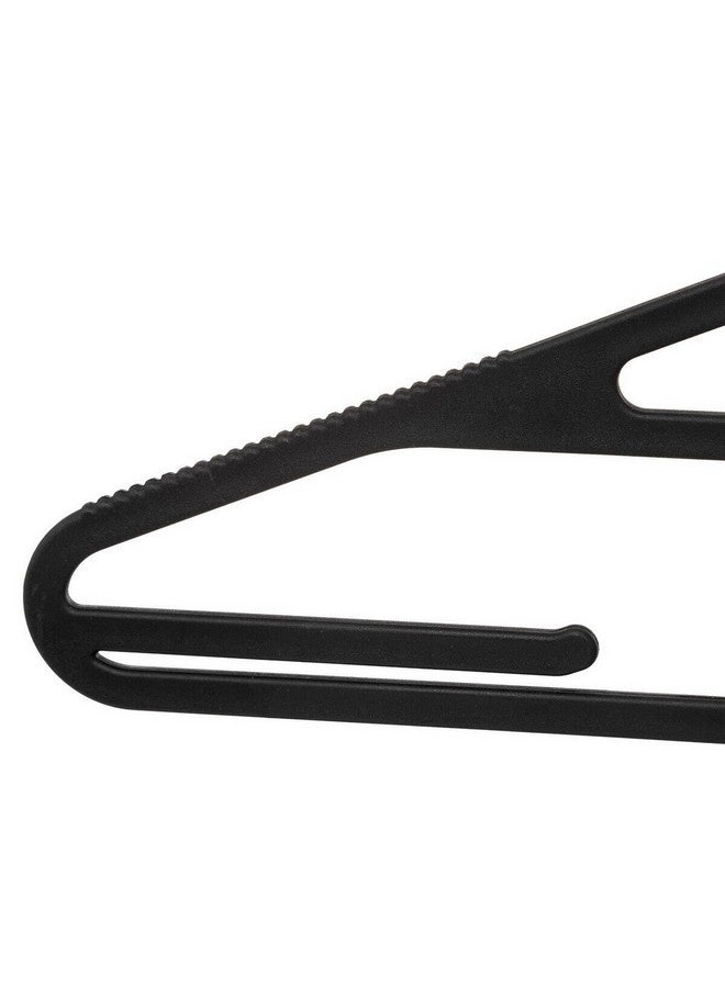 Five Simply Smart 5-Piece Hang'up Slim Non-Slip Cloth Hangers Black 20 x 0.5 x 41 cm 205584 - Image 4