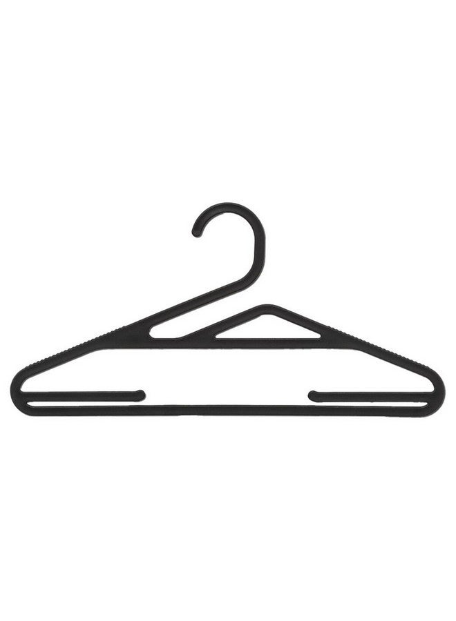 Five Simply Smart 5-Piece Hang'up Slim Non-Slip Cloth Hangers Black 20 x 0.5 x 41 cm 205584 - Image 1