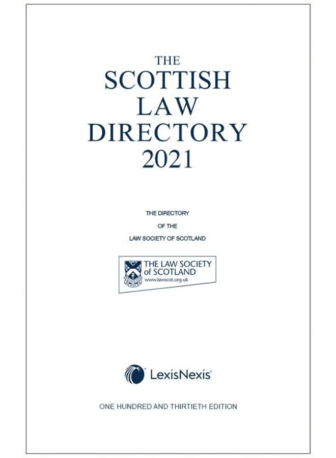 The Scottish Law Directory: The White Book 2021 