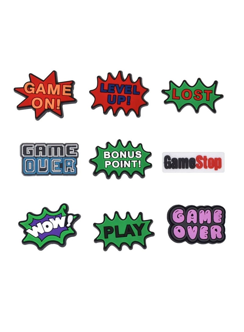 Excefore 25 Pcs Video Game Shoe Charms for Clog Shoe Decoration, Trendy Game Controller Charms Accessories Pack for Boy Girls Women Men, Cute Shoe Decoration Charms for Kids Party Gifts - Image 4
