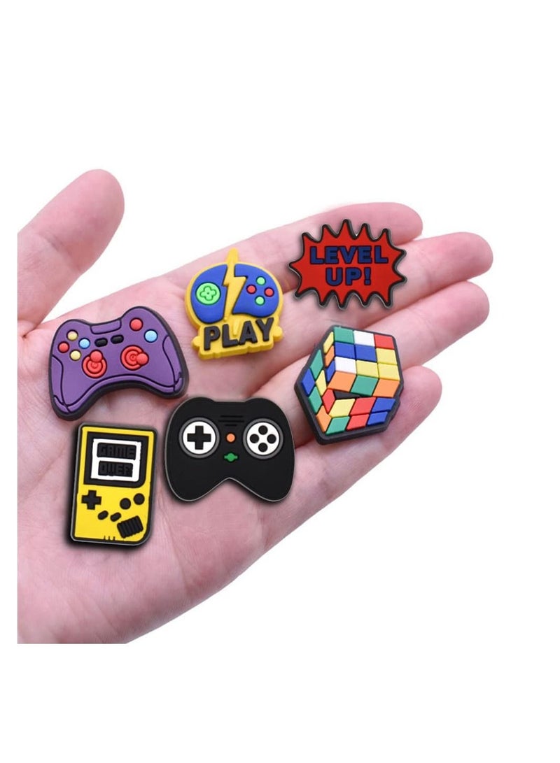 Excefore 25 Pcs Video Game Shoe Charms for Clog Shoe Decoration, Trendy Game Controller Charms Accessories Pack for Boy Girls Women Men, Cute Shoe Decoration Charms for Kids Party Gifts - Image 3