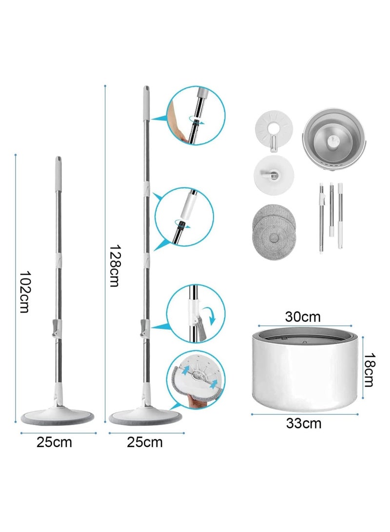 بونكا مجموعة دلو ممسحة دوارة 360 درجة من بونكا - Image 2
