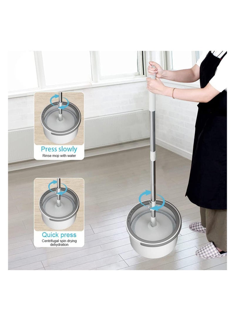 بونكا مجموعة دلو ممسحة دوارة 360 درجة من بونكا - Image 3