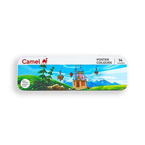 Camel Camlin Kokuyo Student Poster Color - 10ml Each, 14 Shades - Image 1