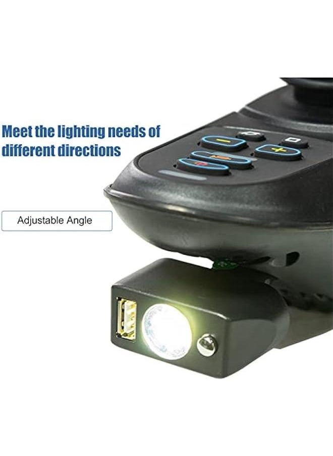 Generic LED Electric Wheelchair Lighting Controller, 3 Pin XLR Head USB Charging Power Light for Electric Wheelchair, Angle, for Jiu Yuan, for BEIZ, for HAOGE, for  - Image 3