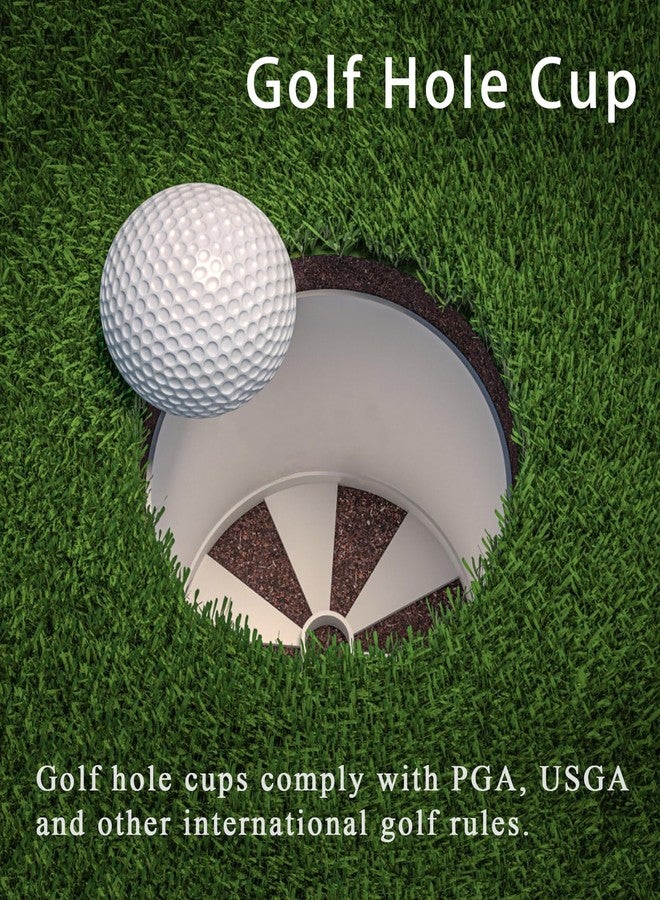 FVVWVV 2 Sets Golf Hole Cup with Cups Cover, Golf Accessories for Backyard Practice Putting Green, Enhanced Home Golfing Experience (2 Sets) - Image 2