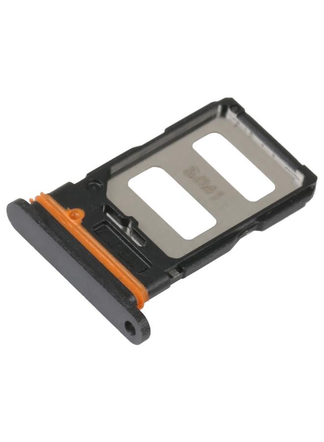 erorex SIM Card Tray + SIM Card Tray For Xiaomi Redmi K40s (Black) - Image 2