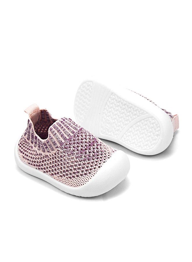 OAISNIT Baby Boy Girl Shoes Breathable Mesh Sneakers Lightweight Non-Slip Toddler Walking Shoes Infant First Walkers 6-24 Months(18-24 Months, 2-Pink), 2-pink, 18-24 Months - Image 3