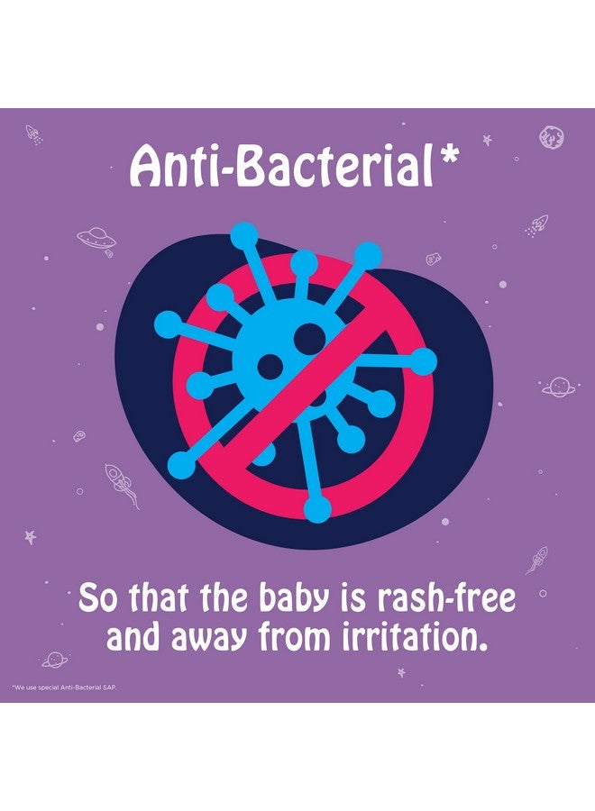 Snuggy Baby Diaper Pants Medium 54 Count (Pack of 1), 6-11 kgs, Rapid Absorption, Anti - Bacterial - Image 5