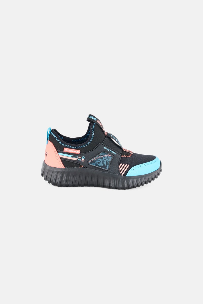 SKECHERS Toddlers Boy Techno Pointz Slip On Outdoor Shoes, Multicolor - Image 3