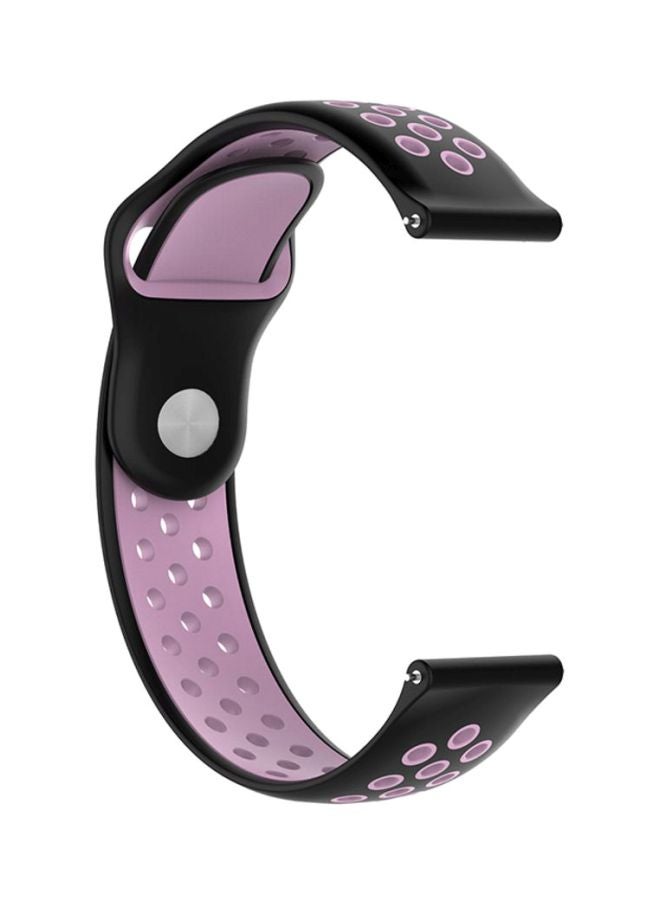 Voberry Replacement Band Strap For Samsung Galaxy Classic 46mm Black/Pink - Image 2