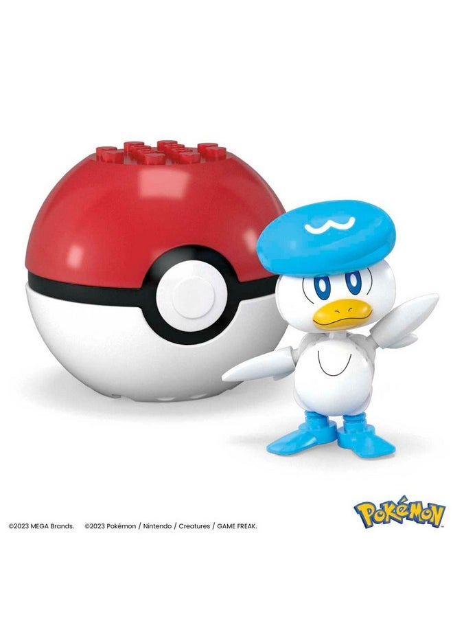 Mega Brands MEGA Pokémon Collectible Pokeball Building Toy from Quaxly for Kids Ages 6 and Up  - Image 3