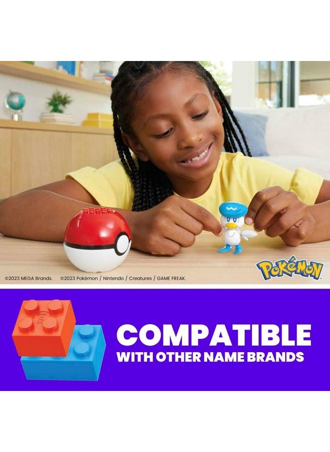 Mega Brands MEGA Pokémon Collectible Pokeball Building Toy from Quaxly for Kids Ages 6 and Up  - Image 2