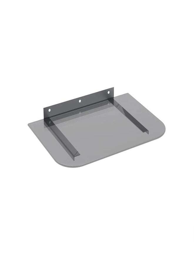Skill Tech SH 04D DVD/Receiver Shelf Bracket, Dimensions 300x250x200mm, Max Load Capacity 10kg – Black  - Image 1