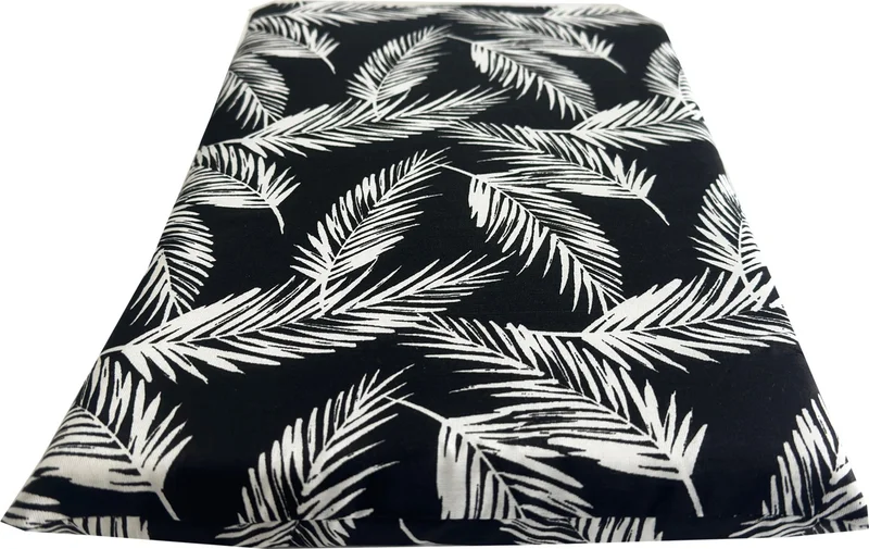 نيلسون Washable Cat and Dog Carrying Bag Cushion Zippered 40X25X3 Cm-Black Feather