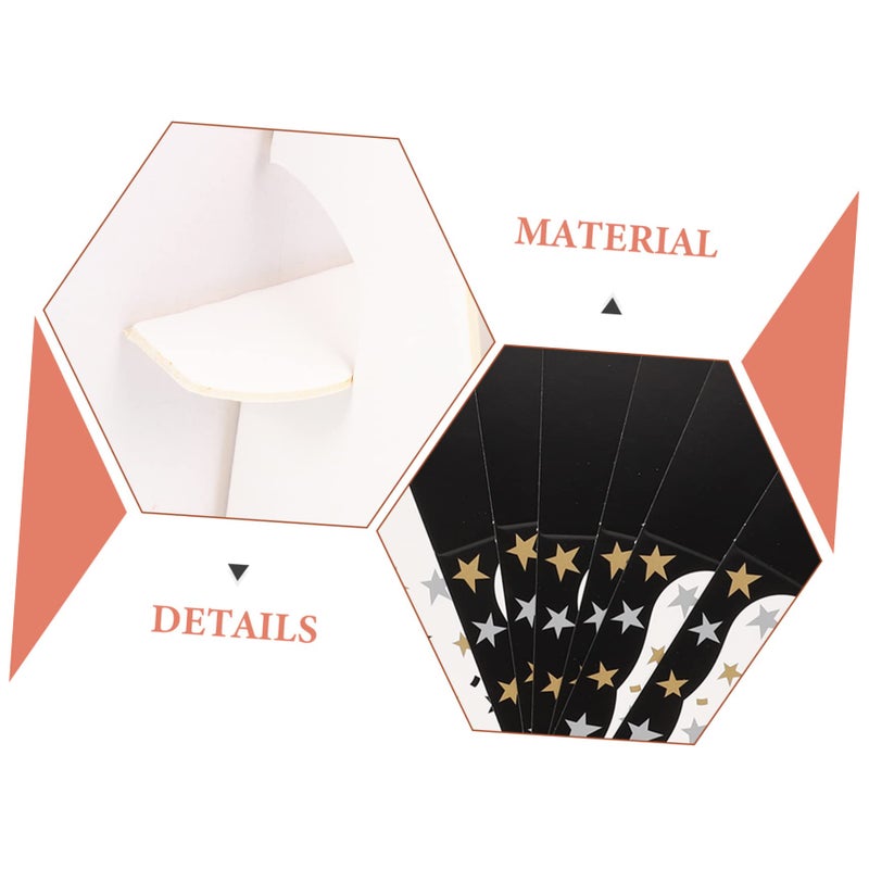 Graduation Party Tabletop Message Cards With Foil Hanging Decor Writable Stand - Image 5