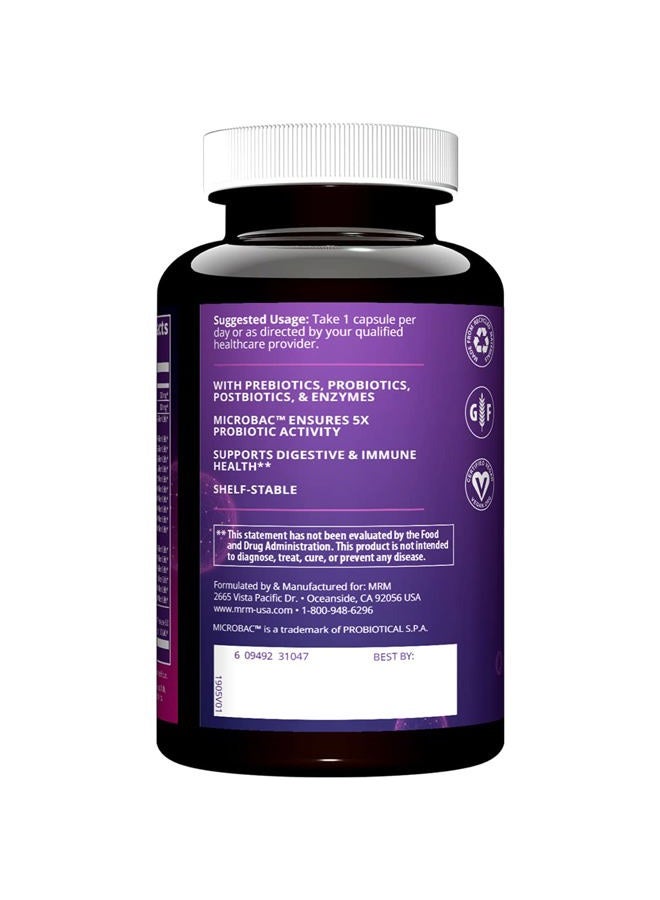 MRM Nutrition Extra Strength Probiotics | Intestinal + Immune Health | Prebiotics + postbiotics | 25 Billion Cells | Good Bacteria for Gut Health| 16 Bacterial strains | Shelf Stable | 30 Servings - Image 3