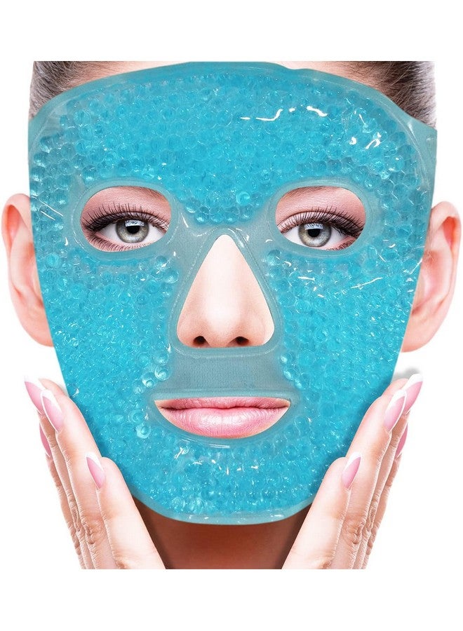 Calyrex Cooling Face Mask, Hot and Cold Gel Pack Reusable, Ice Face Mask, Cold Compress, Migraine Relief Mask - Image 1