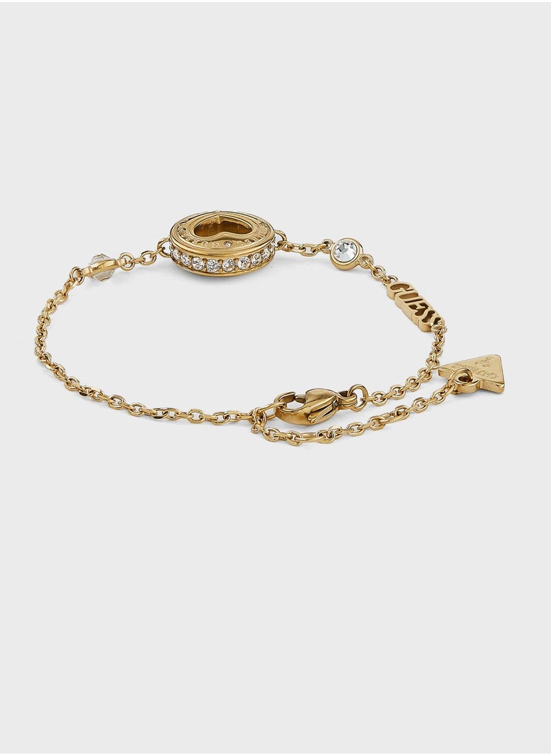 GUESS Rolling Heart Chain Bracelet  - Image 2
