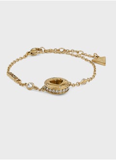Rolling Heart Chain Bracelet