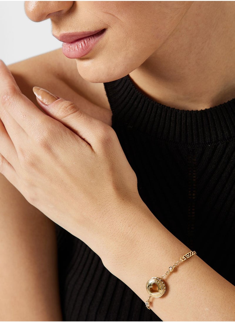 GUESS Rolling Heart Chain Bracelet  - Image 5