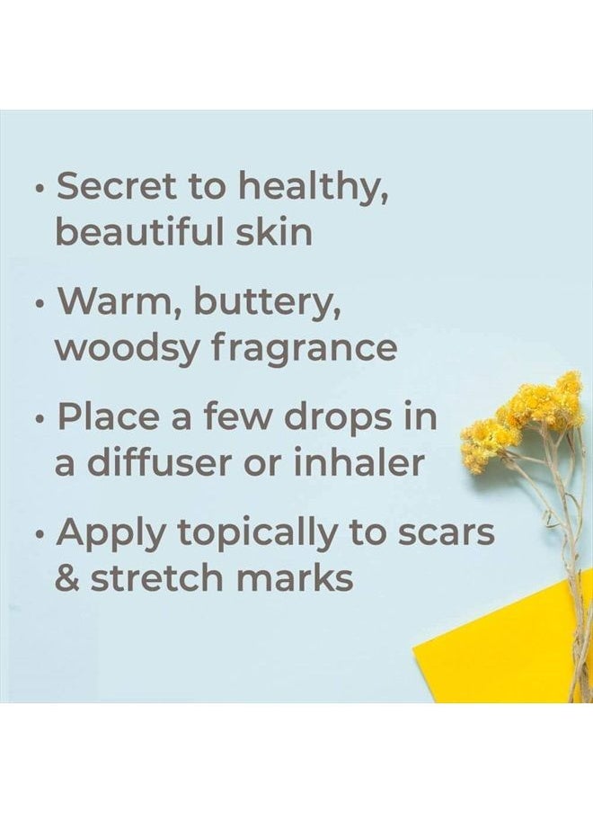 Plant Therapy - Organic Helichrysum Italicum Essential Oil 100% Pure, USDA Certified Organic, Undiluted, Natural Aromatherapy, Therapeutic Grade 2.5 mL (1/12 oz) - Image 1