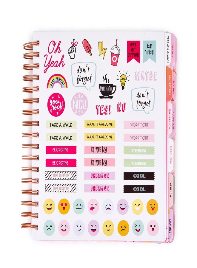 Votum 18 Month Hard Cover Planners/Calendars 10" x 10", January 2026 - June 2027 - Daily, Weekly & Monthly Organizer with Pens, Stickers, and a Sturdy Cover - Blessed - Image 5