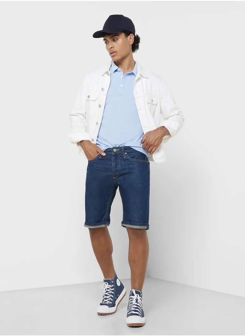 سفنتي فايف Polo Solid Shorts Sleeve T-Shirt