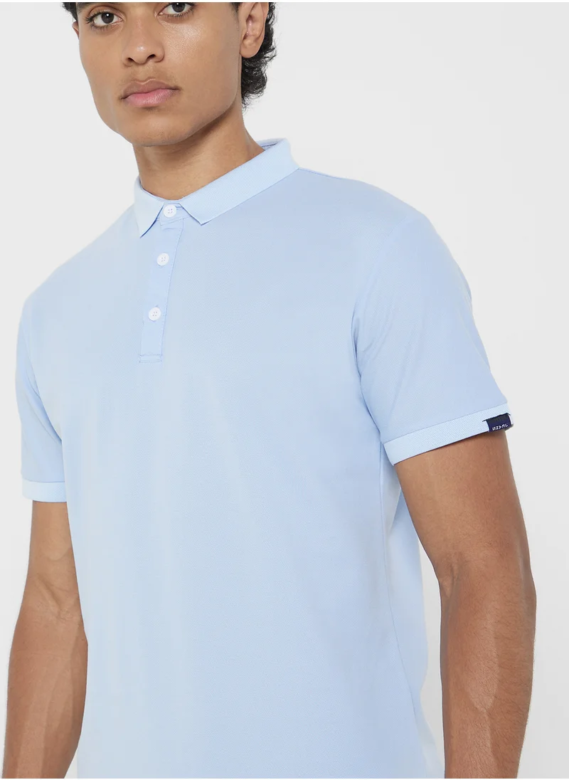 سفنتي فايف Polo Solid Shorts Sleeve T-Shirt