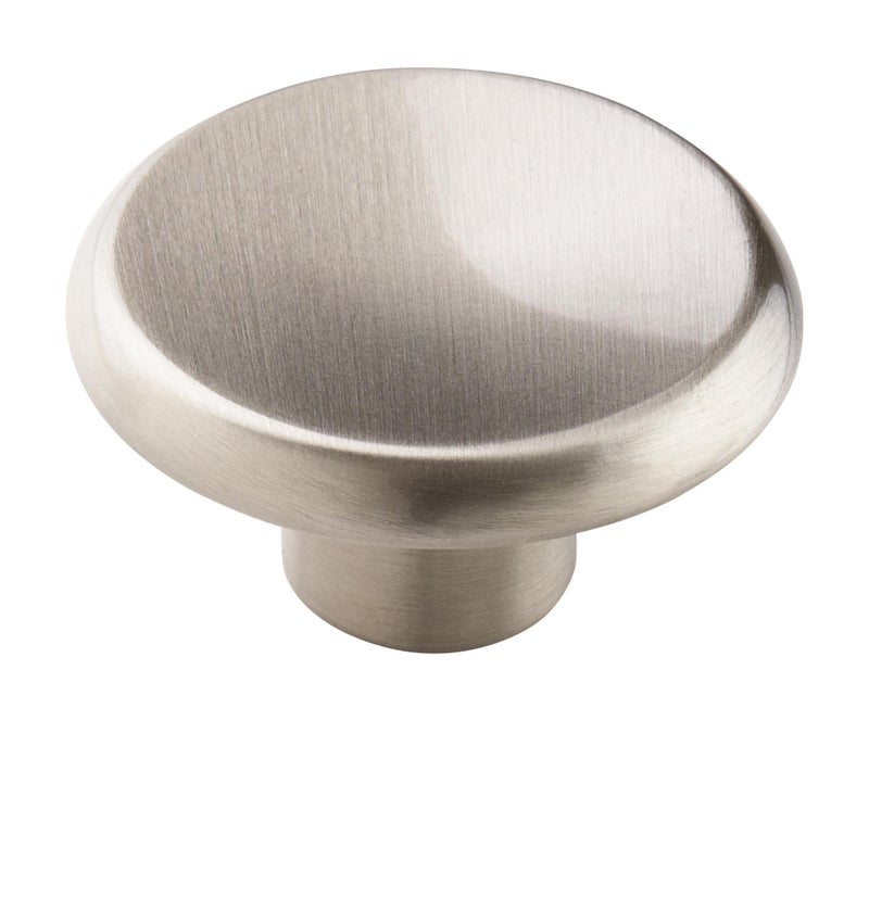 Amerock | Cabinet Knob | Satin Nickel | 1-1/2 inch (38 mm) Diameter | Everyday Heritage | 1 Pack | Drawer Knob | Cabinet Hardware - Image 1