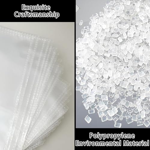 AZATUS 20 Pack Heavy Duty Sheet Protectors 5.5x8.5 Inch, A5 Binder 6 Ring Clear Photo Sleeves (40 Pockets) for K-Pop Photocard, Trading Cards & Documents - Image 4