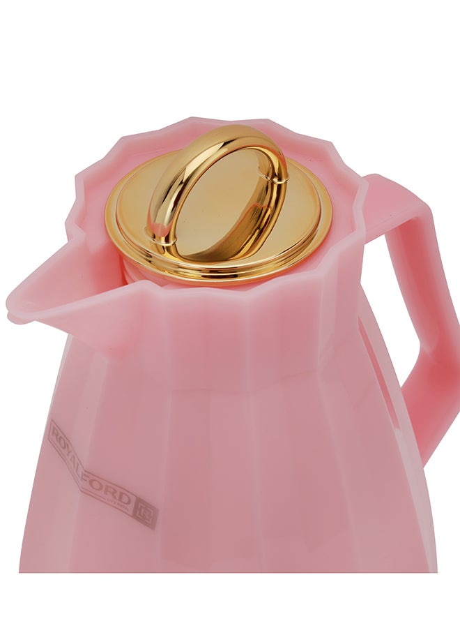 Royalford 1000 ML Vacuum Flask- RF12131| With Pink Glass Inner and PP Outer Body| Keeps Your Drinks Hot or Cold, Asbestos-Free and Hygienic Multicolor 1000ml - Image 4