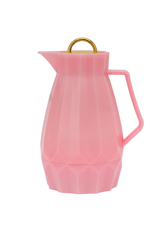 Royalford 1000 ML Vacuum Flask- RF12131| With Pink Glass Inner and PP Outer Body| Keeps Your Drinks Hot or Cold, Asbestos-Free and Hygienic Multicolor 1000ml - Image 5