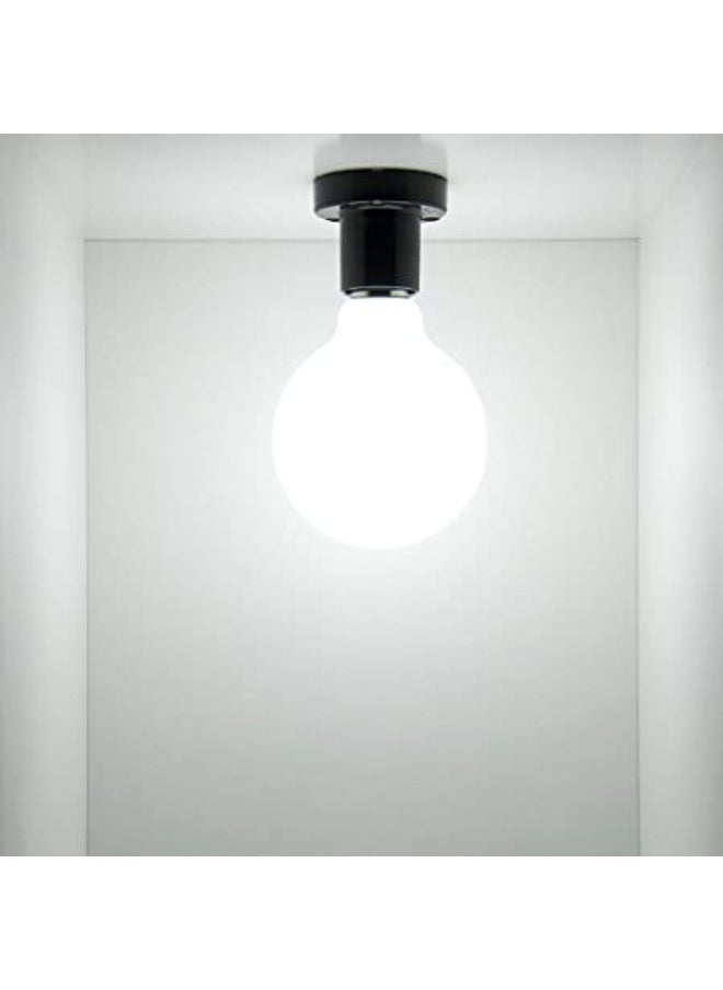 QUESERA لمبات LED كبيرة G95 تضيء 5000K مع غطاء مصباح زجاجي لتحل محل المصابيح المتوهجة 60 وات، عبوة من 3 قطع  - Image 3
