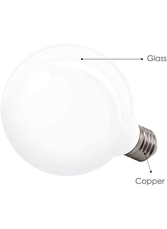 QUESERA لمبات LED كبيرة G95 تضيء 5000K مع غطاء مصباح زجاجي لتحل محل المصابيح المتوهجة 60 وات، عبوة من 3 قطع  - Image 2