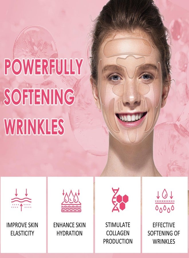 TEAWOO 16 PCS Reusable Face Wrinkle Patches Kit | Face Patches for Wrinkles Overnight | Anti Wrinkle Patches | Facial Patches for Wrinkles | Forehead Wrinkle Patches | Face Lift Tape - Image 4