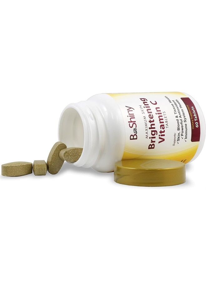 BeShiny Vitamin C Complex 1000 mg Tablets for Skin Lightening Brightening Antioxidant with Rose Hips and Bioflavinoids Immune Support Supplement Healthy Aging Builds Energy and Overall Well Being - Image 4