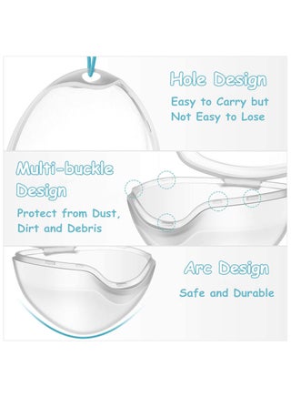 6 Pack Pacifier, Case Pacifier Holder, Case Pacifier Clip, Binky Holder Case Pacifier Box Pacifier Accessories (Transparent) - view 4